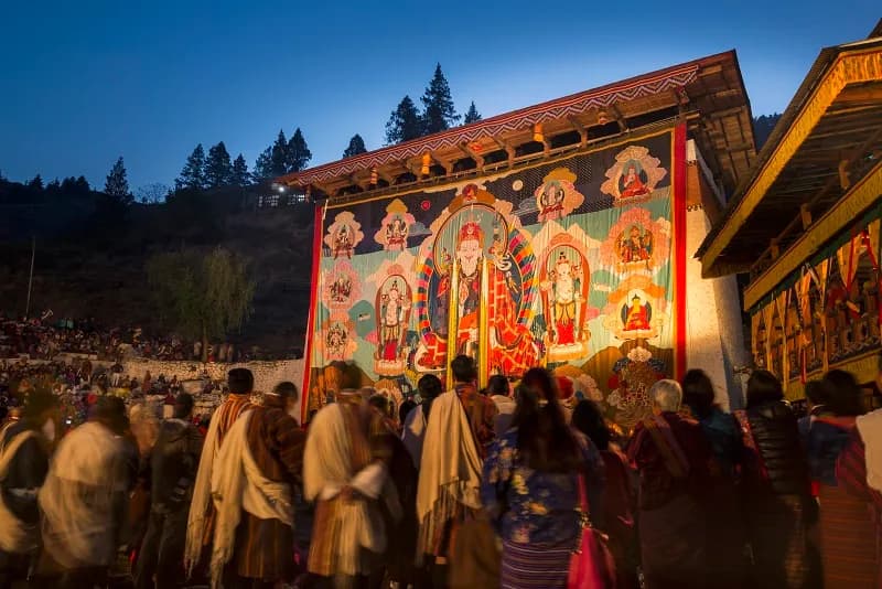 Paro Tshechu Thongdrel Unfurling Festival